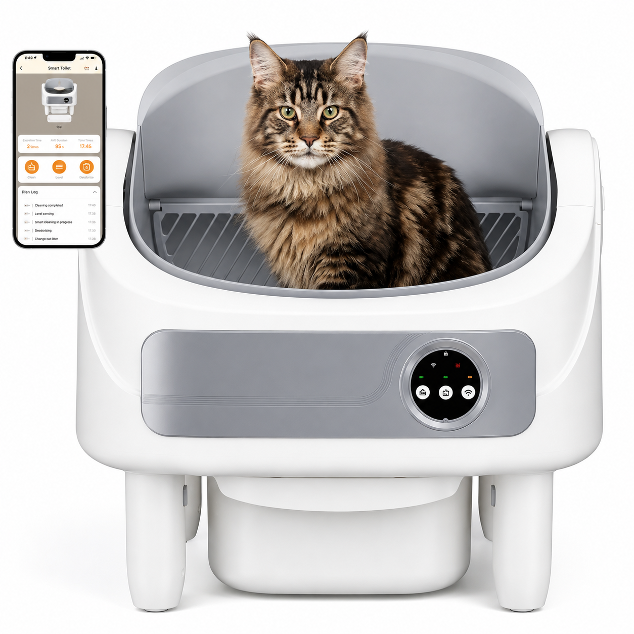 Purriva AutoClean™ Self-Cleaning Litter Box